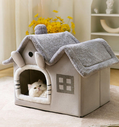 Luxury Double Top Detachable Pet House: A Cozy Retreat