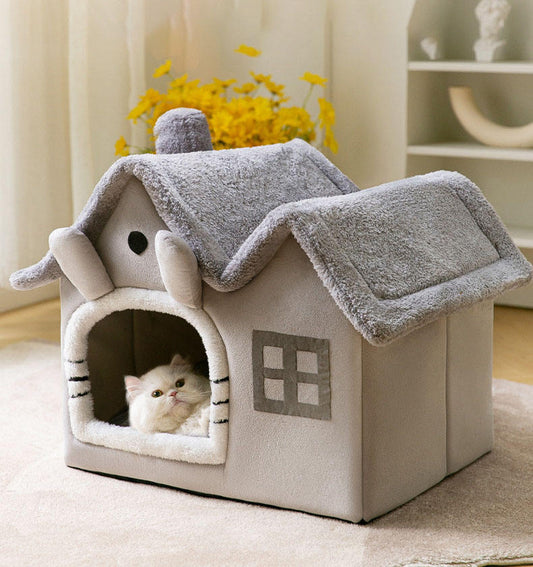 Luxury Double Top Detachable Pet House: A Cozy Retreat