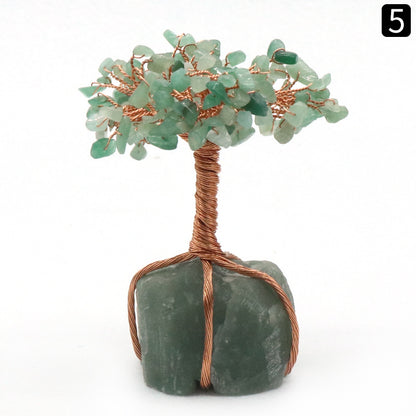 Copper Wrapped Crystal Tree of Life