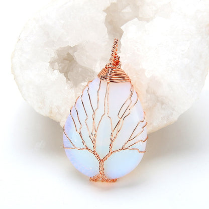 Tree of Life Pendant - Natural Healing Crystals