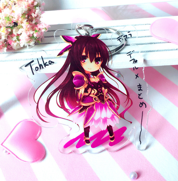 Kawaii DATE A LIVE Acrylic Keychain Charm