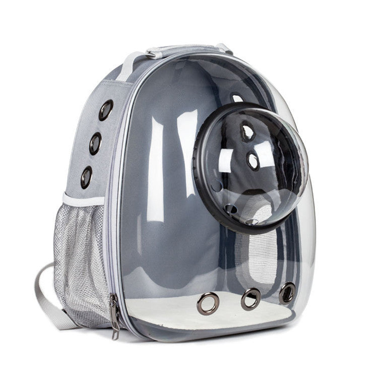 Panoramic Pet Adventure Backpack: Stylish, Spacious, and Transparent!