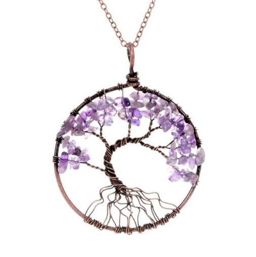 Tree of Life - Healing Crystal Necklace