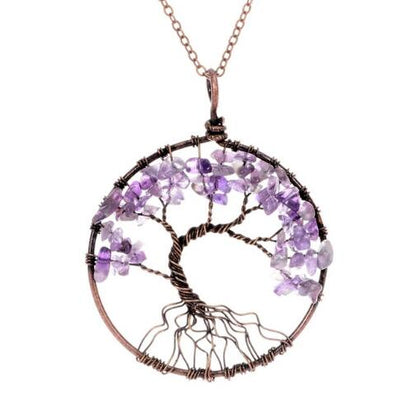 Tree of Life - Healing Crystal Necklace