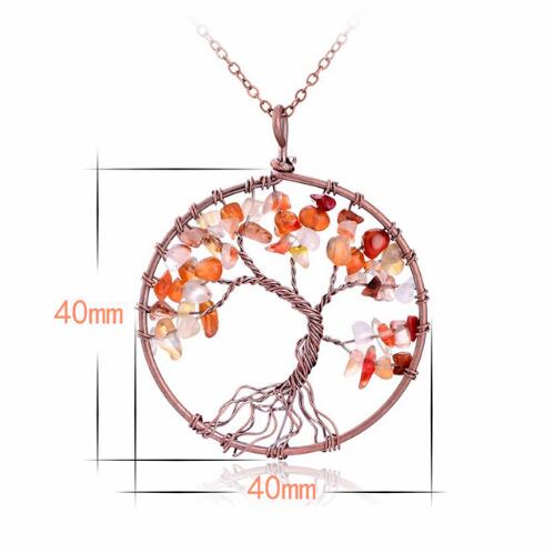 Tree of Life - Healing Crystal Necklace