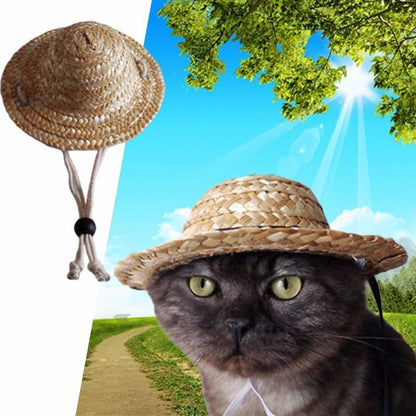 Island Paws Handcrafted Woven Pet Sun Hat