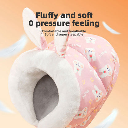 Purr-fect Slipper Sleeper: Year-Round Comfort Cat and Dog Bed