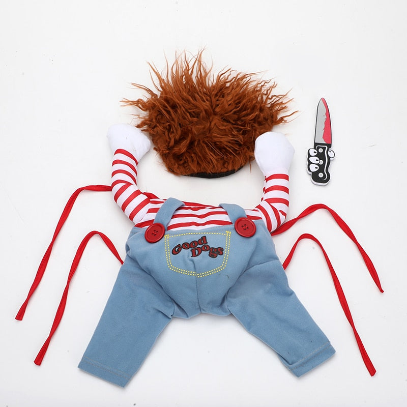 Dog Costume - Chucky Costume with Arms