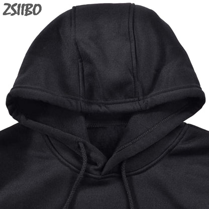 Two-Tone Sasuke Hoodie w/ Sharingan - Black or White