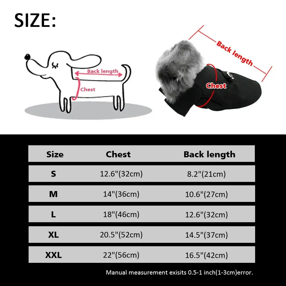 Pet Clothing for Dog Winter Coat for Small Medium Dogs.