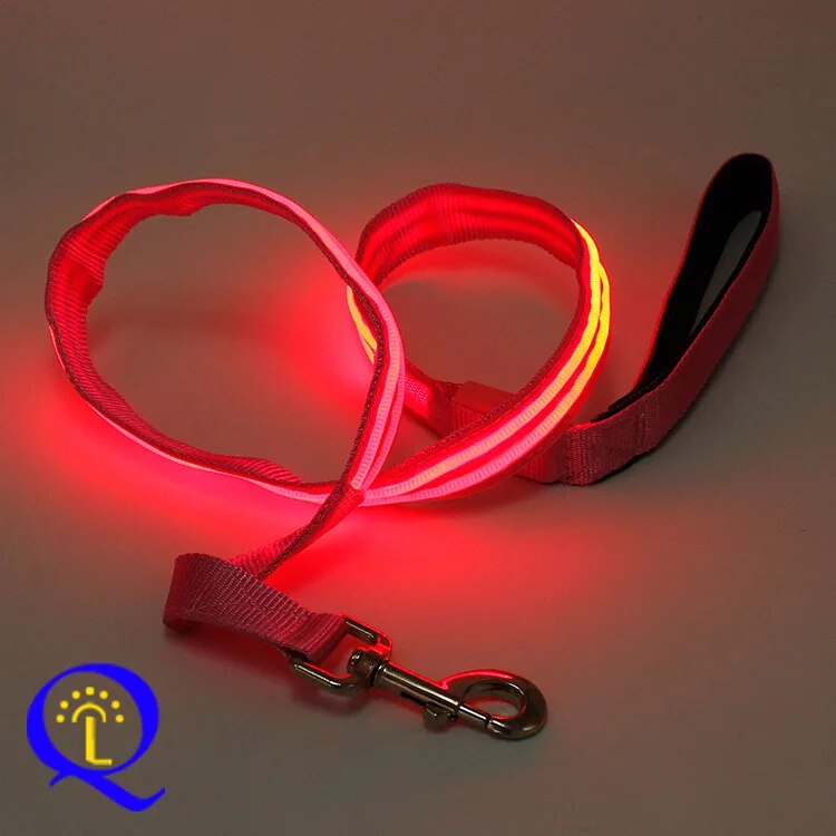 Multi-Color LED Pet Leash