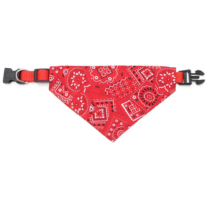 Washable Pet Triangle Bandana Bib – Adjustable Neck Scarf for Small, Medium & Large Dogs and Cats