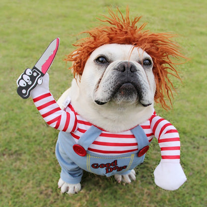 Dog Costume - Chucky Costume with Arms