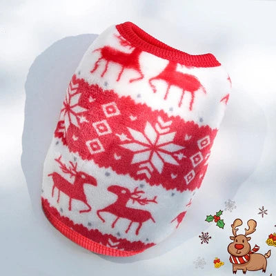 Soft Flannel Puppy Puffer Vest Winter Dog Cat Clothes Small Pets