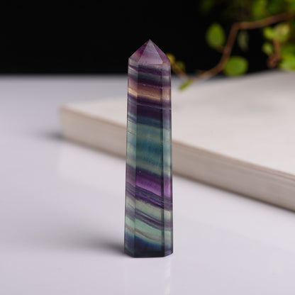 Natural Fluorite Crystal Point