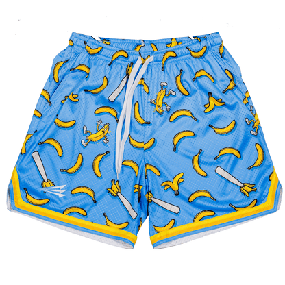 Nukes 'N Naners Bananas Mesh Lifestyle Baseball Shorts