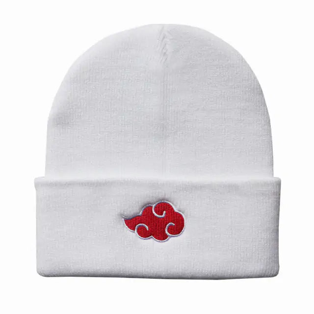 Akatsuki Red Cloud Knitted Beanie Hat
