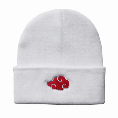Akatsuki Red Cloud Knitted Beanie Hat