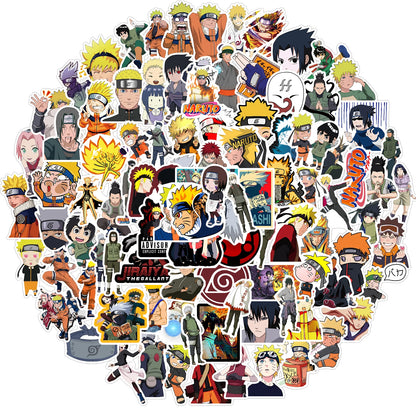 Naruto Anime Sasuke Stickers Waterproof Graffiti Decals for Phone Laptop