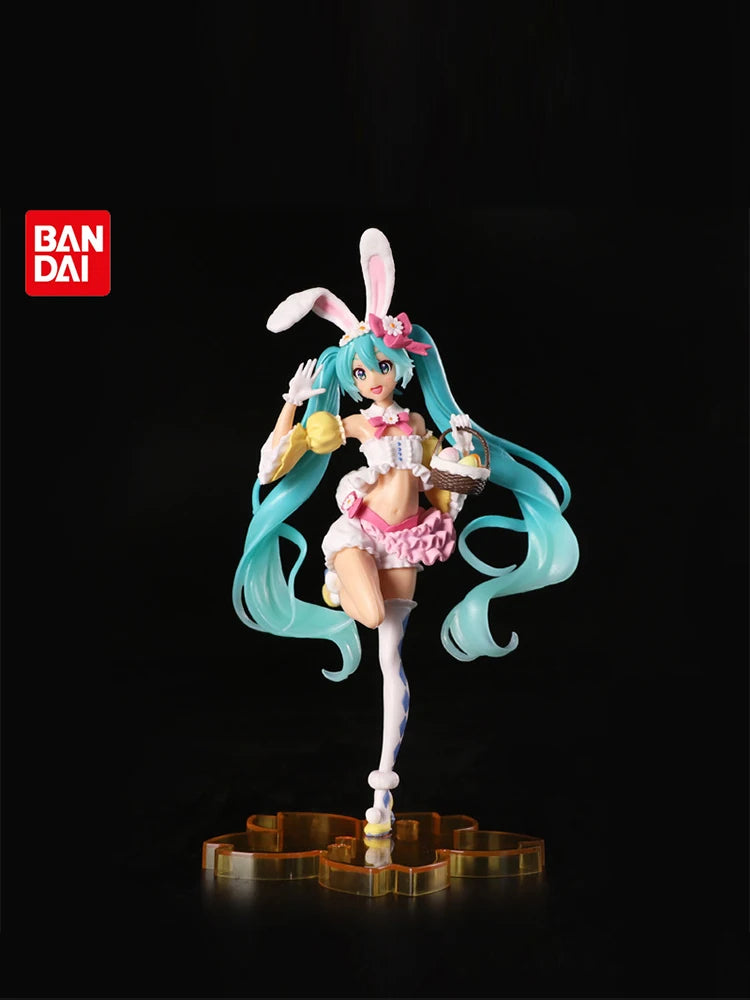 Hatsune Miku Bunny Ears 23cm PVC Anime Figure – Collectible Desktop Statue