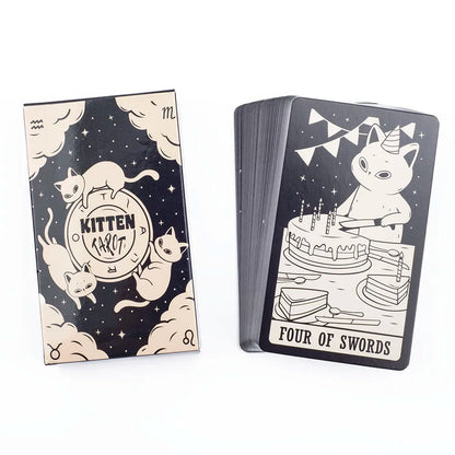 Kitten Tarot Card Deck – 78 Cute Cat Tarot Cards for Beginners & Readers