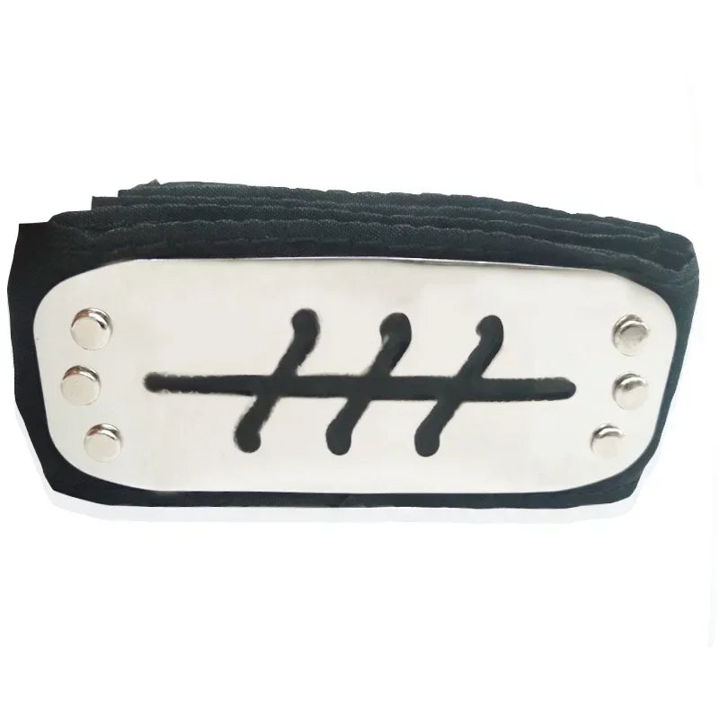 Naruto Anime Leaf Village Ninja Headband Kakashi Cosplay Forehead Protector