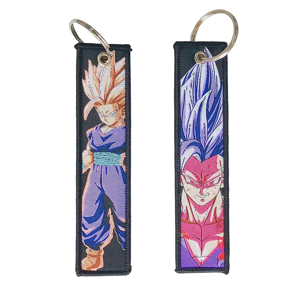 Dragon Ball Embroidered Keychain Lanyard - Anime Badge Holder & Key Strap