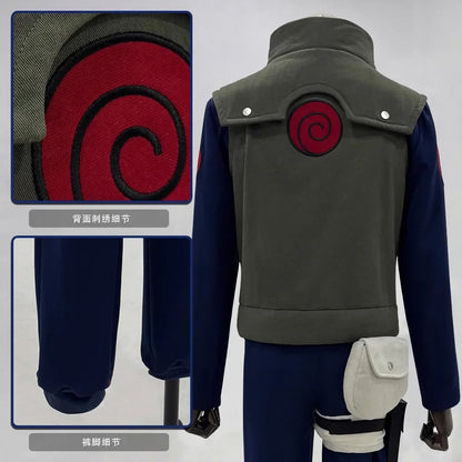 Hatake Kakashi Cosplay Costume Set – Vest, T-Shirt & Pants