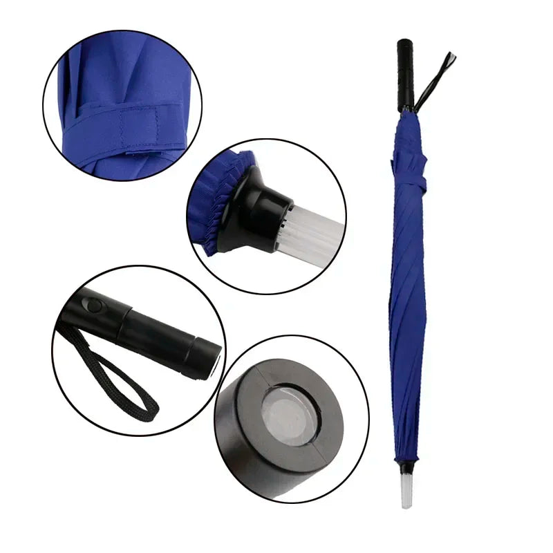 Lightsaber Umbrella LED Light up Rain ProofGolf Umbrellas for Rain Sun, Creative Glowing Umbrella Gifts for Men/Women/Kids