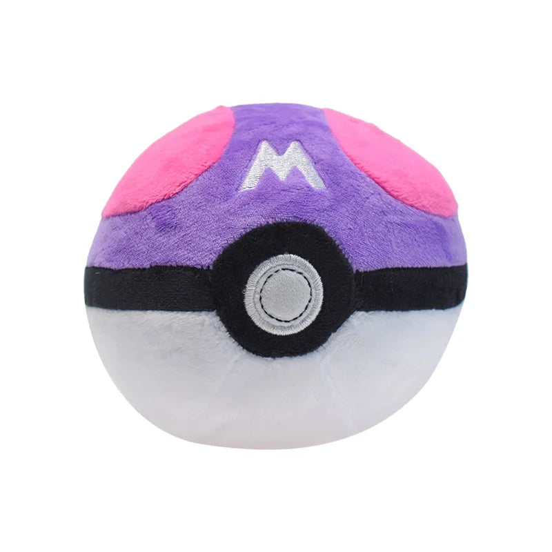 Pokeball Plush Set - Master Ball, Great Ball and Ultra Ball Soft Collectible Plush Toys