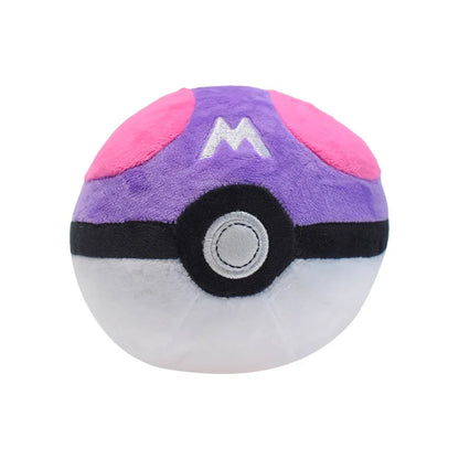 Pokeball Plush Set - Master Ball, Great Ball and Ultra Ball Soft Collectible Plush Toys