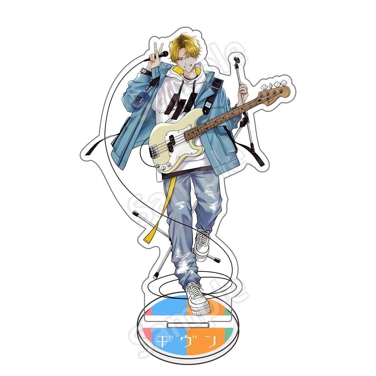 Given Satou Mafuyu Acrylic Stand Keychain 15CM - BL Anime Desk Decor Display Figure, Fan Merch Gift