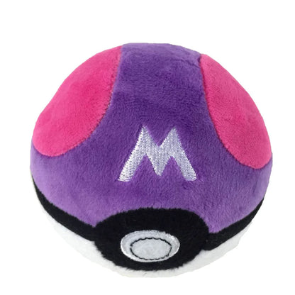 Pokeball Plush Set - Master Ball, Great Ball and Ultra Ball Soft Collectible Plush Toys