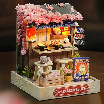 DIY Miniature Wooden Doll House Kit – Handmade 3D Puzzle Room Model with Furniture