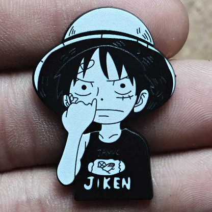 One Piece Gear 5 Luffy Enamel Pin - Anime Lapel Badge Brooch