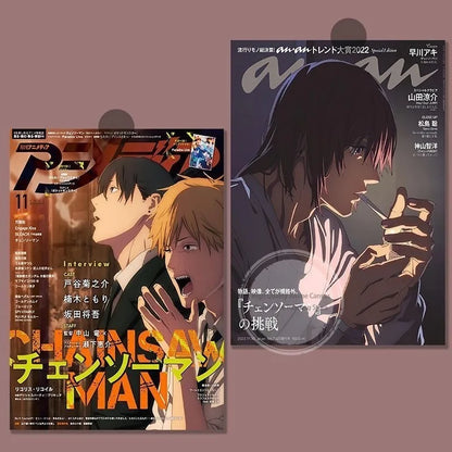 Chainsaw Man Anime Magazine Poster – Wall Art Room Decor (Multiple Sizes)