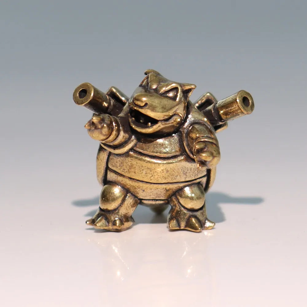 Pokemon Brass Figurine Collection - Charizard, Blastoise, Bulbasaur and Dragonite Metal Desk Statue