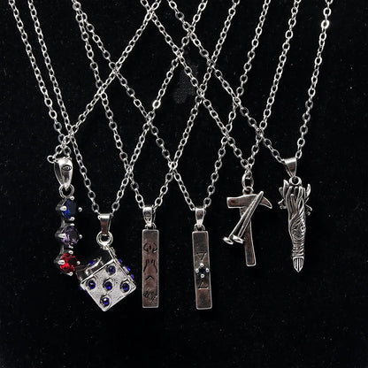 Anime Jujutsu Kaisen Necklace Ryomen Sukuna Itadori Cosplay Pendant Jewelry