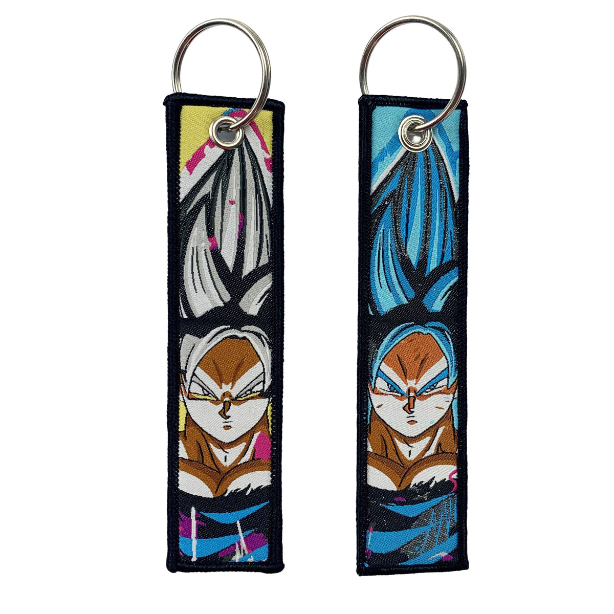 Dragon Ball Embroidered Keychain Lanyard - Anime Badge Holder & Key Strap