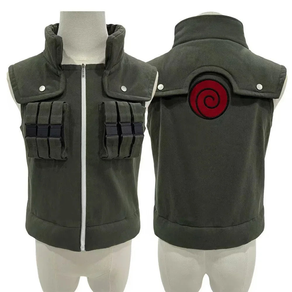 Hatake Kakashi Cosplay Costume Set – Vest, T-Shirt & Pants