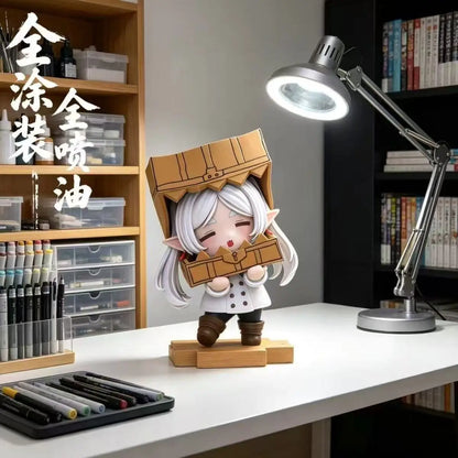 Frieren Chibi Figure - Hand-Painted Anime Collectible Model