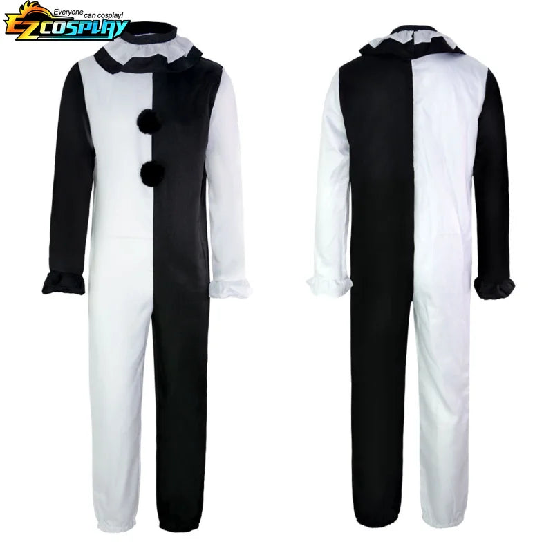 Art the Clown Terrifier 2 Cosplay Costume – Jumpsuit & Mask Set for Halloween
