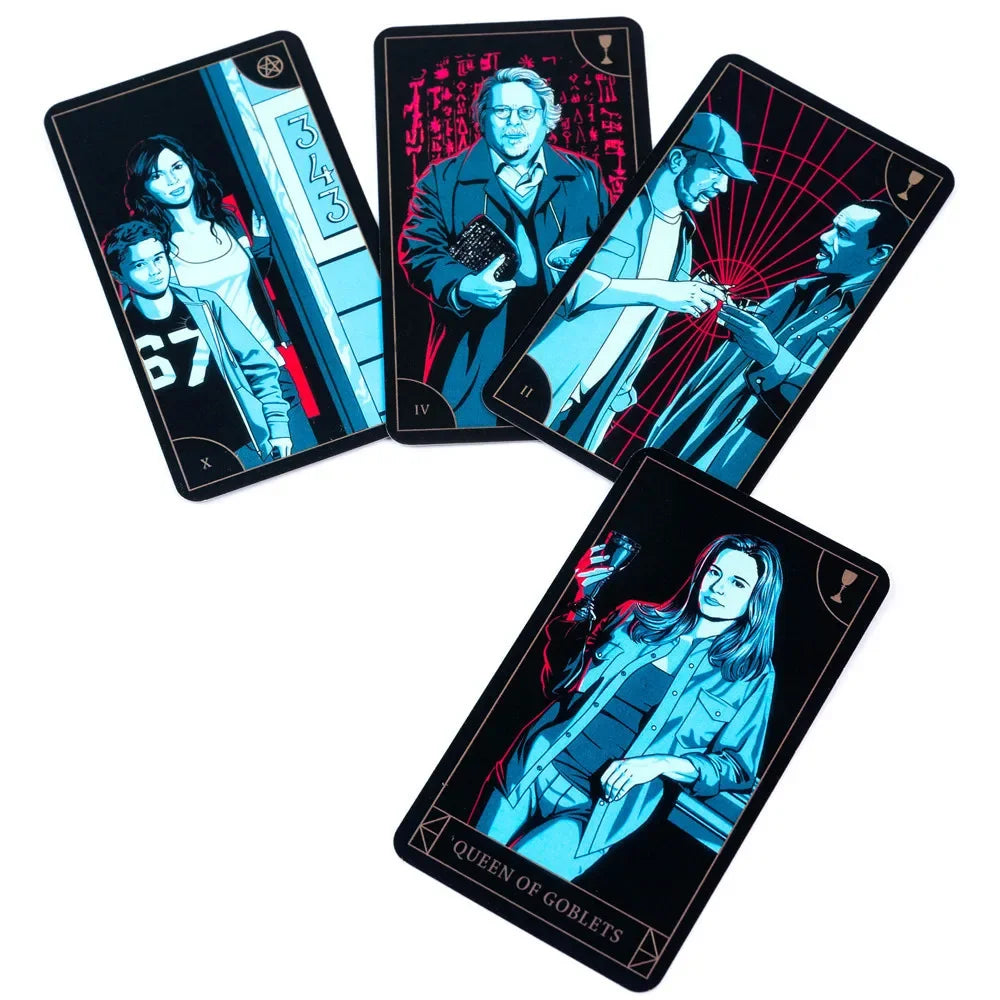 Supernatural Tarot Deck with Guidebook, 78 Card Gothic Gift Set for Beginners