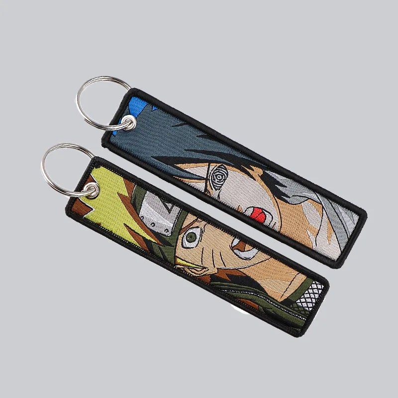 Naruto Anime Woven Keychain Backpack Charm