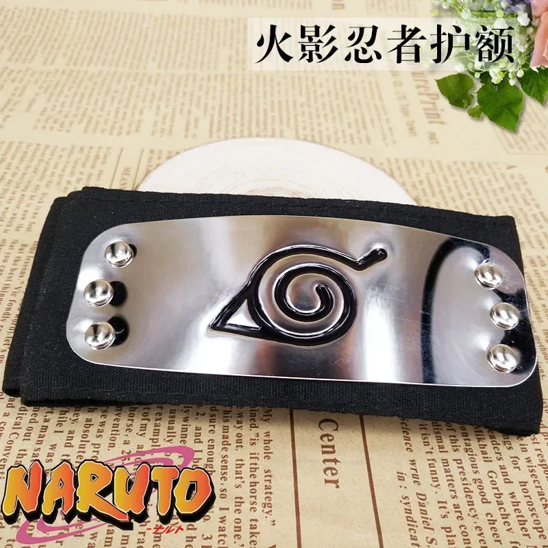 Naruto Anime Leaf Village Ninja Headband Kakashi Cosplay Forehead Protector
