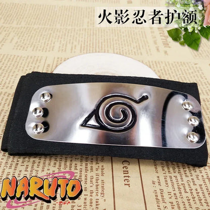 Naruto Anime Leaf Village Ninja Headband Kakashi Cosplay Forehead Protector