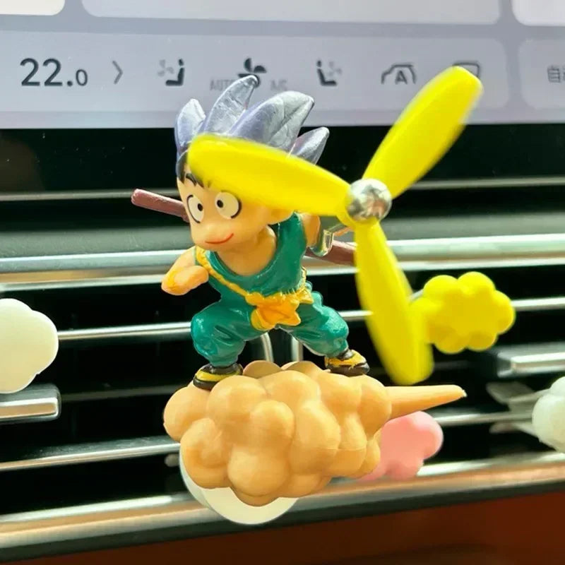 Dragon Ball Son Goku Somersault Cloud Car Air Vent Clip Figurine