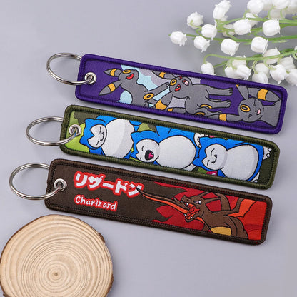 Anime Character Keychain – Cute Cartoon Monster Bag Charm & Key Ring