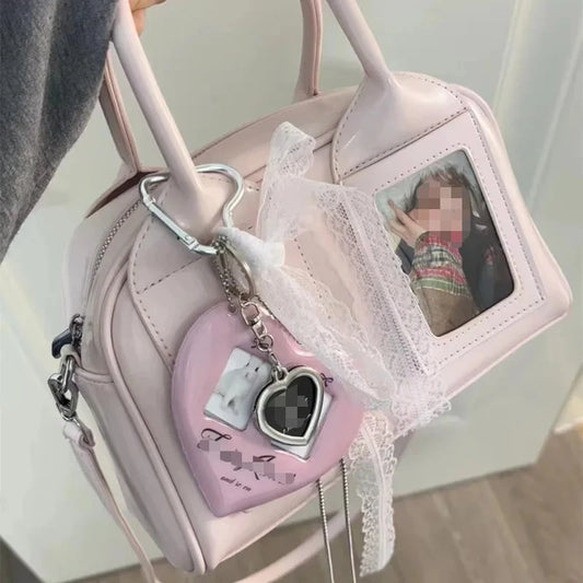 Y2K Transparent Ita Bag – Harajuku Korean Crossbody Shoulder Handbag for Women