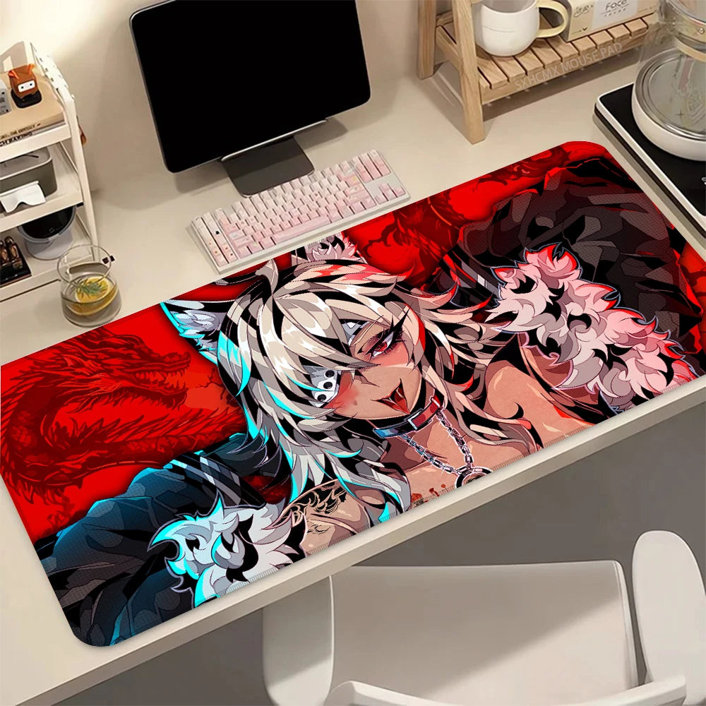 Nier Automata 2B Anime Gaming Mouse Pad - Extended Desk Mat for Keyboard and Laptop